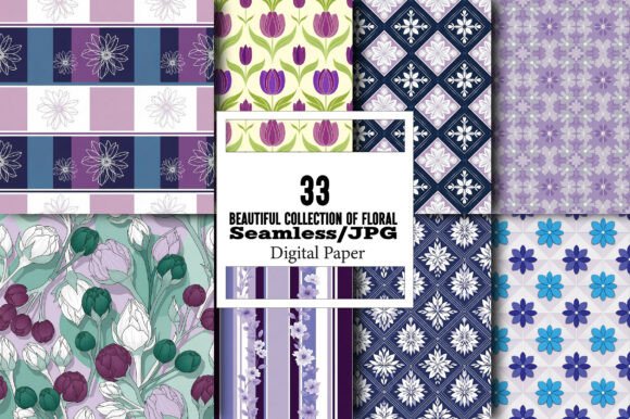 Download Beautiful Collection of Floral Patterns - Premium Resources