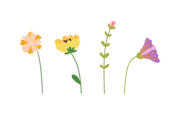 Download Set Flower Beautiful Collection - Premium Resources