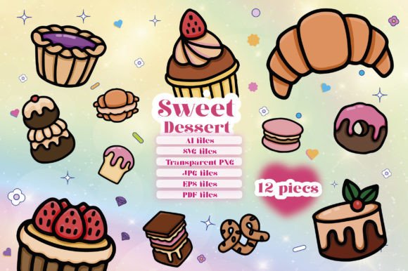 Download Sweet Dessert Kawaii Bundle - Kawaii bundle Collection