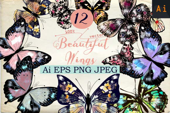 Download Beautiful Collection From12 High Detailed and Quality Butterflies. - Premium Resources